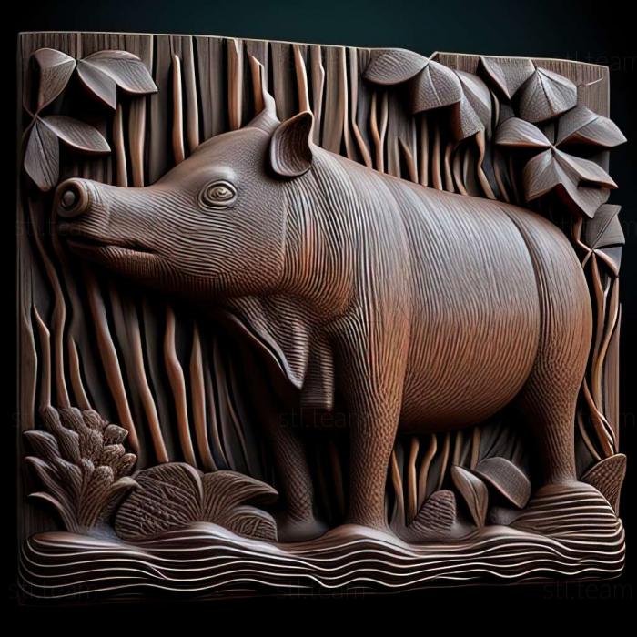 3D модель Tapirus polkensis (STL)